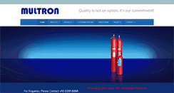 Desktop Screenshot of multron.com