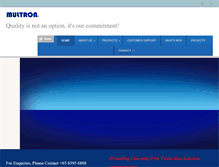 Tablet Screenshot of multron.com